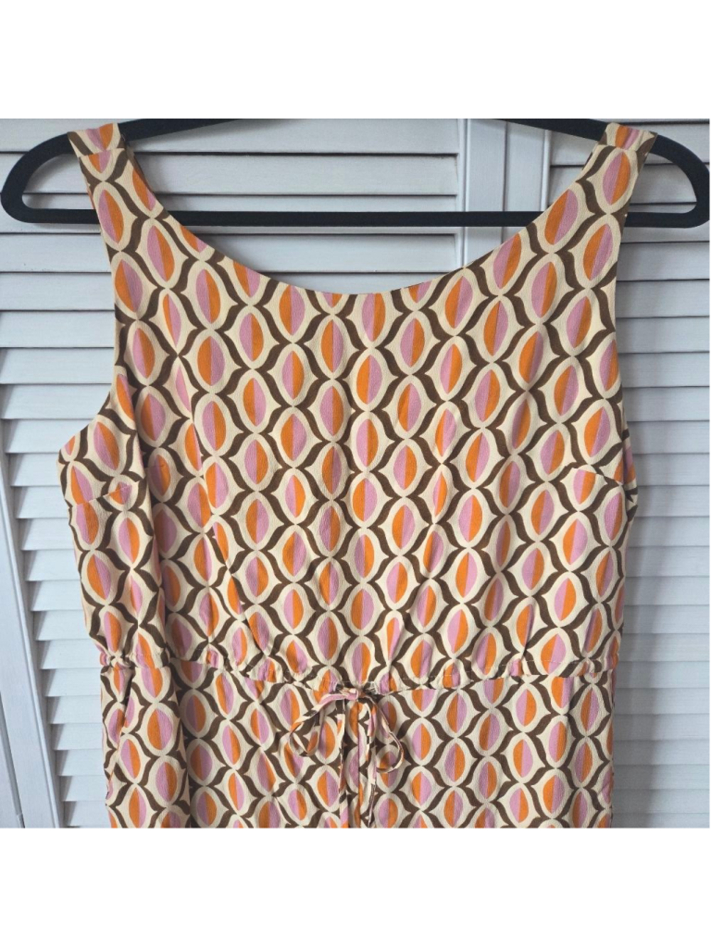 Women's Velvet by Graham & Spencer M Jumpsuit in Beige and Orange - Picture 2 of 14